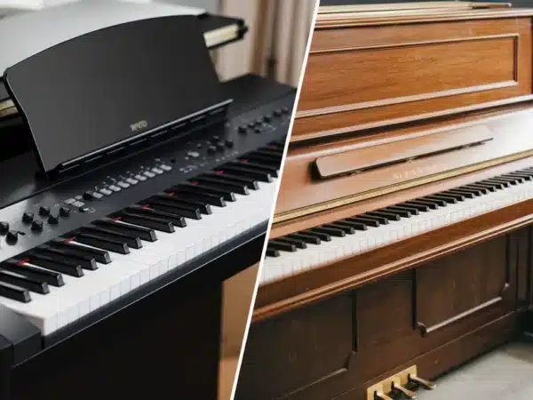 Hvilket piano bor du velge digitalt vs akustisk fordeler ulemper featured