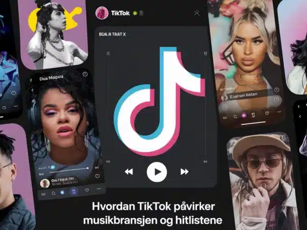 Hvordan tiktok påvirker musikkbransjen og hitlistene – illustrasjon