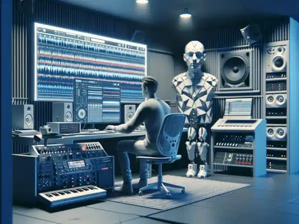 Ai og musikkproduksjon: hvordan kunstig intelligens endrer musikkverdenen i 2024 – illustrasjon