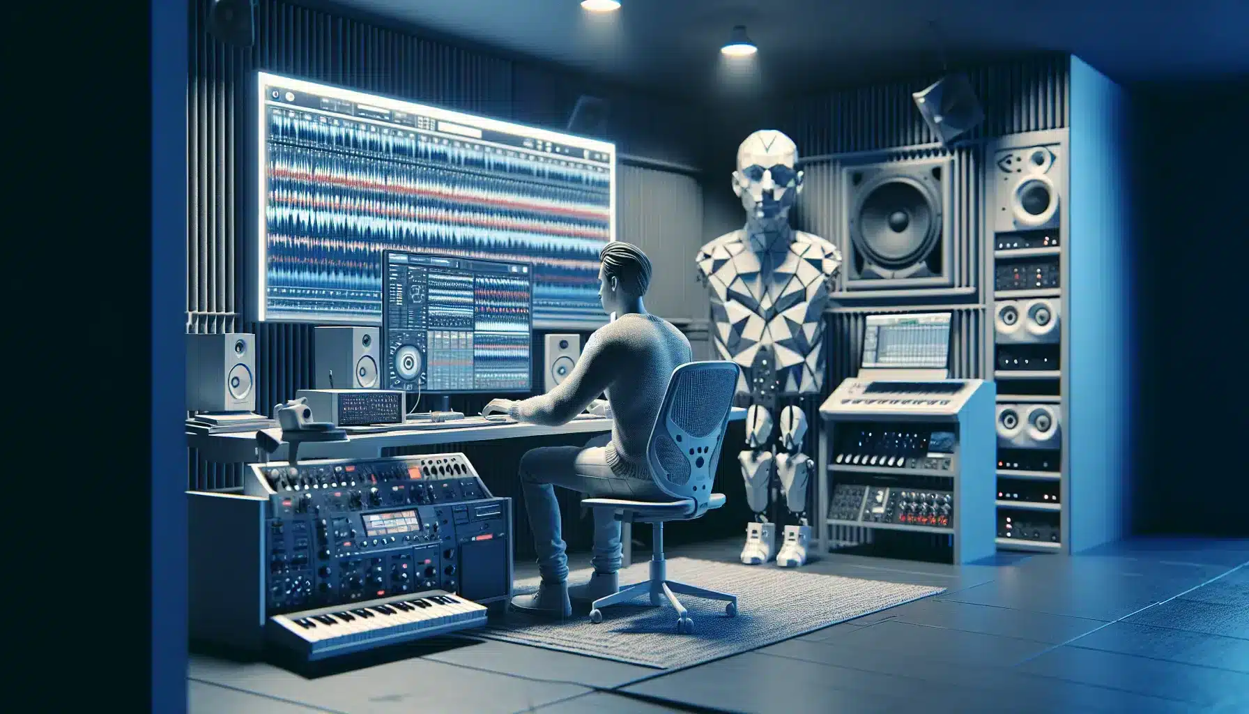 Ai og musikkproduksjon: hvordan kunstig intelligens endrer musikkverdenen i 2024 – illustrasjon