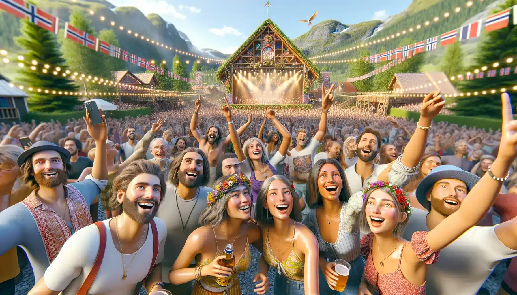Festivalguide 2025: de beste musikkfestivalene i norge og europa – årets ultimate festivaloversikt – illustrasjon