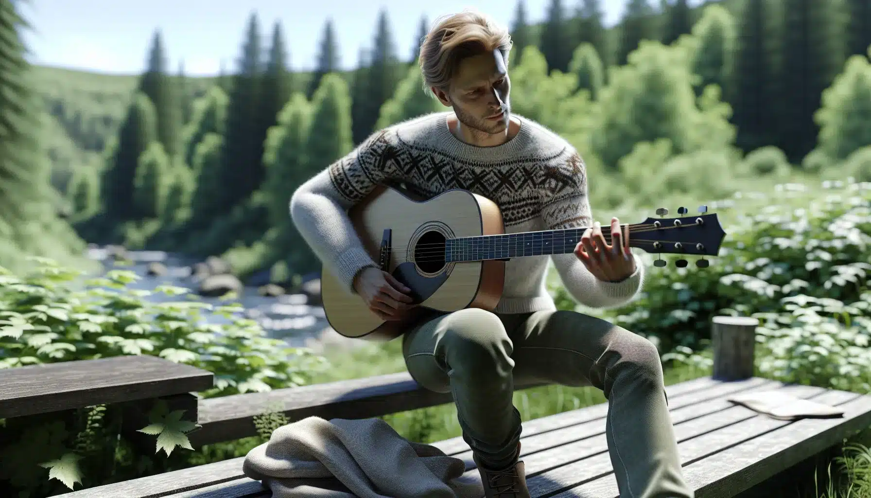Grunnleggende gitargrep: l&aelig;r de viktigste grepene og spill kjente sanger p&aring; gitar &ndash; illustrasjon 1