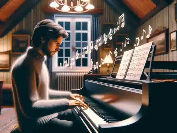 Hvordan lære å lese noter – en guide for voksne nybegynnere som vil lykkes med musikk – illustrasjon