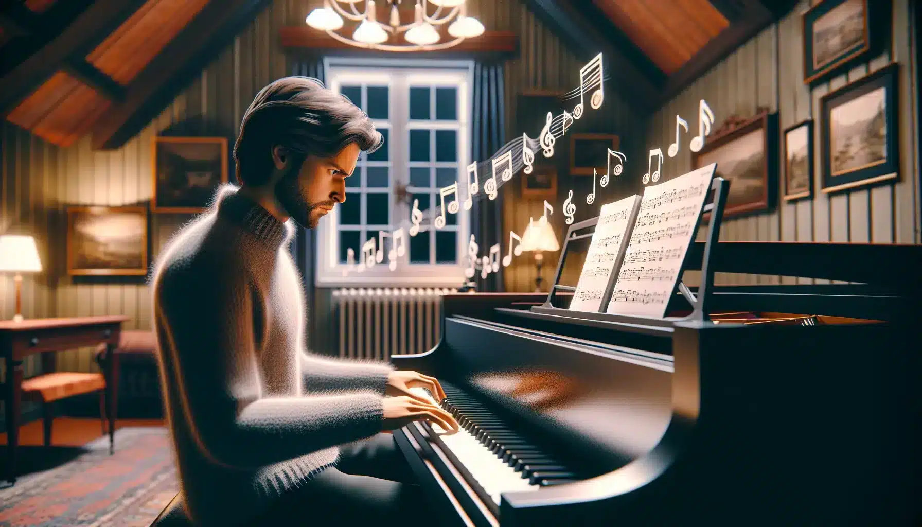 Hvordan lære å lese noter – en guide for voksne nybegynnere som vil lykkes med musikk – illustrasjon