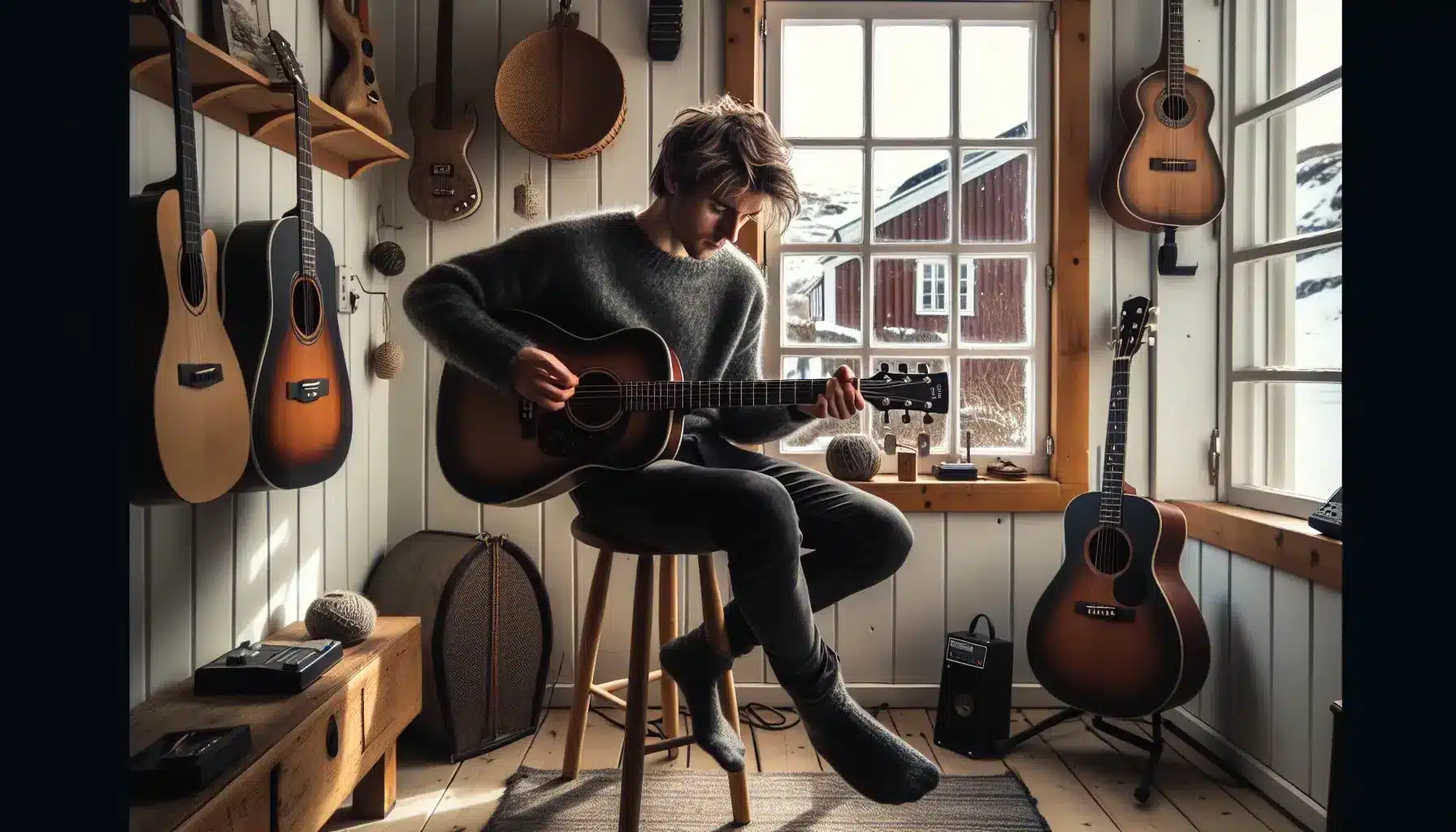 Hvordan velge riktig gitar for nybegynnere – illustrasjon