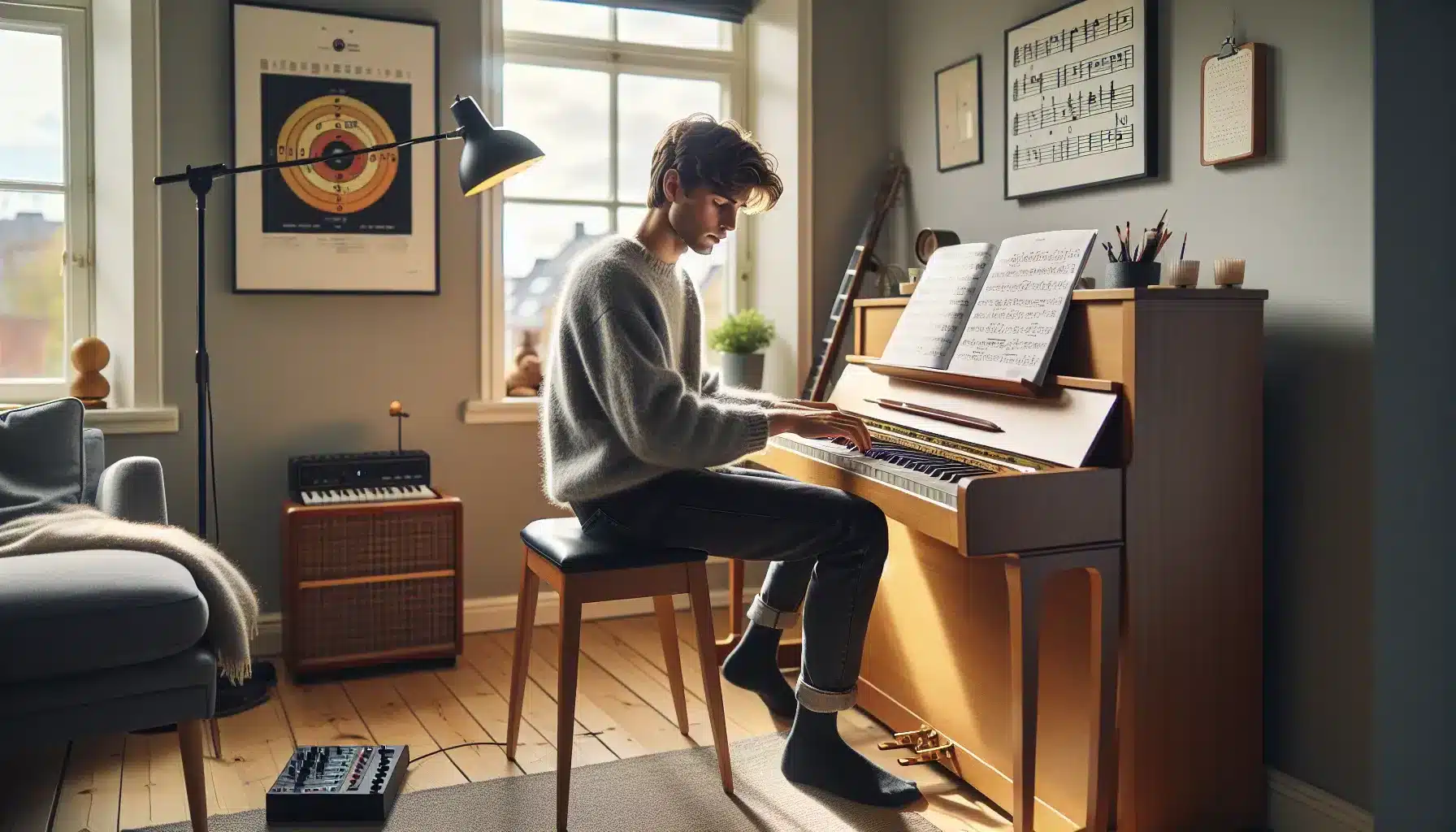 Slik kan du bruke musikkteori for å forbedre spillingen din – illustrasjon