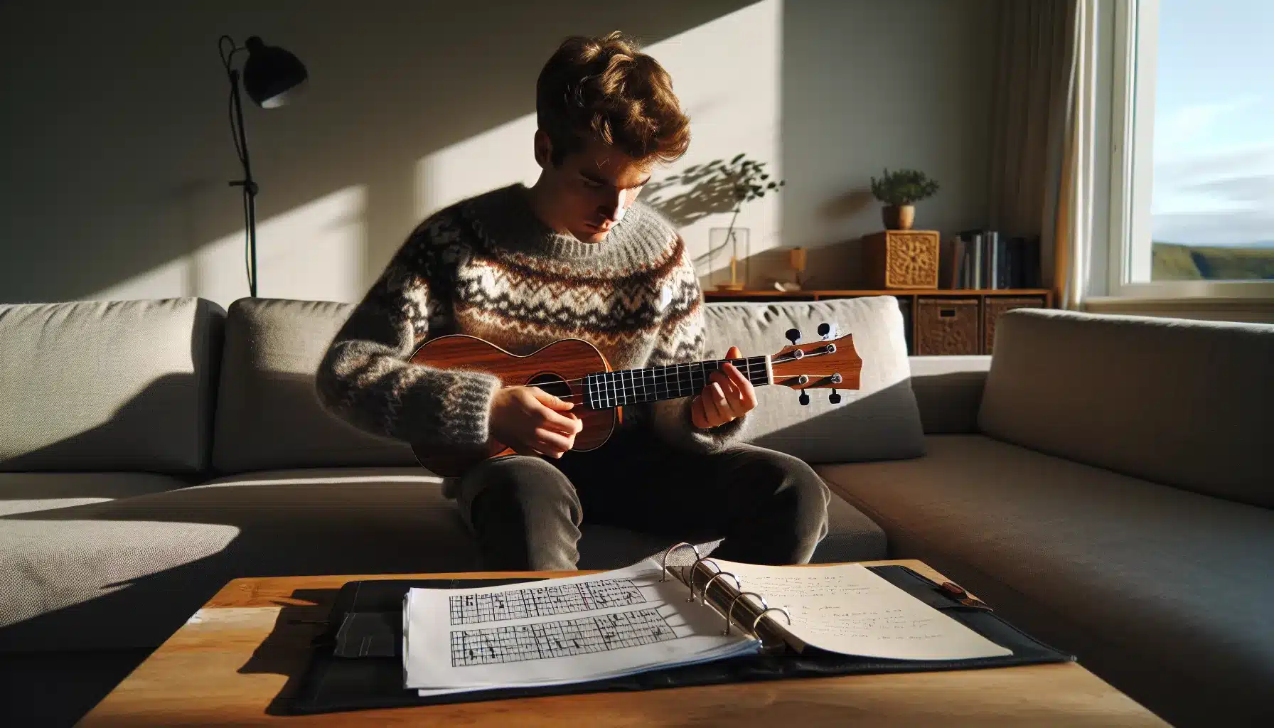 Hvordan bruke ukulelenoter for &aring; l&aelig;re enkle sanger &ndash; illustrasjon 1